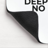 Deep Work No Luck Minimalist Typographic Mouse Pad マウスパッド (コーナー)