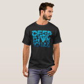 DeepDive Squad スキューバダイビング 深ダイビング Tシャツ (正面フル)