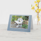 Deepest Condolences on the Loss of Your Father カード (黄色い花)