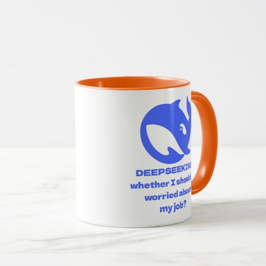 DEEPSEEKカスタマイズ可能パーソナライズされたな編集可能文字 マグカップ (正面右)