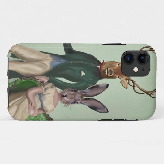 Deer氏およびRabbit 2夫人 Case-Mate iPhoneケース (裏面(横))