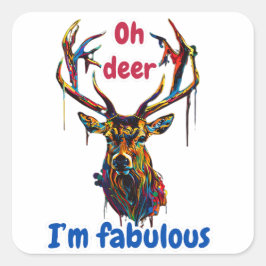 Deer スクエアシール