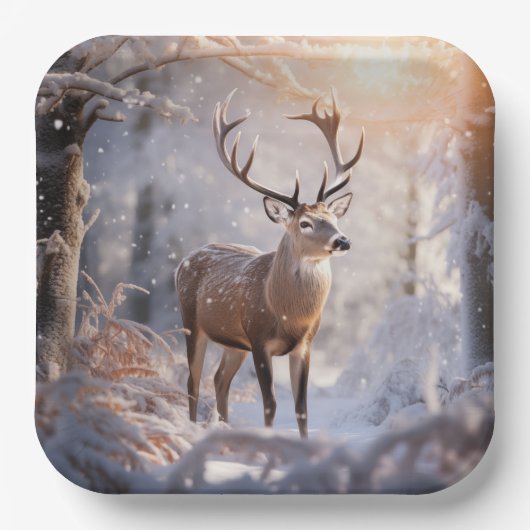 Deer ペーパープレート (正面)