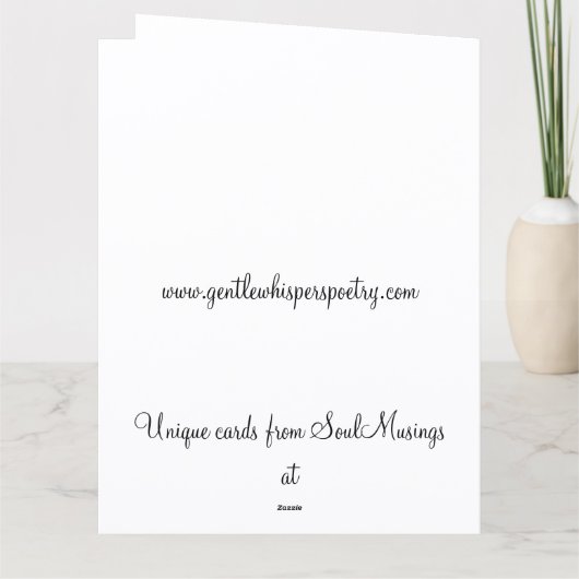 Deer And Christmas Lights Greeting Card カード (裏面)