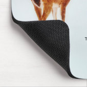 Deer and Dove Faith Bible Verse Mouse Pad マウスパッド (コーナー)
