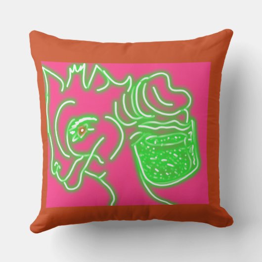 Deer and Its Magic Pearl Pouch クッション (裏面)