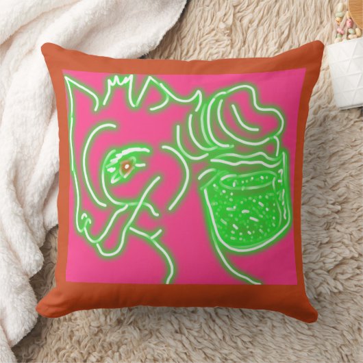 Deer and Its Magic Pearl Pouch クッション (ブランケット)