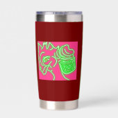 Deer and Its Magic Pearl Pouch 保温保冷タンブラー (背面)