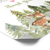 Deer animal adventure Camper Prayers for Baby Pos ポスター (角)