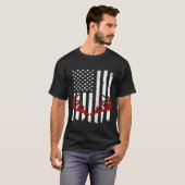 Deer Antler Bow Hunt 2020 Tee Whitetail Hunter Ame Tシャツ (正面フル)