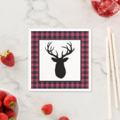 Deer Antler Wilderness Mountain スタンダードカクテルナプキン (インサイチュ)