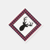 Deer Antler Wilderness Mountain スタンダードカクテルナプキン (角)