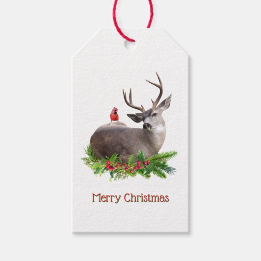 Deer Bird Gift Tags ギフトタグ (正面)