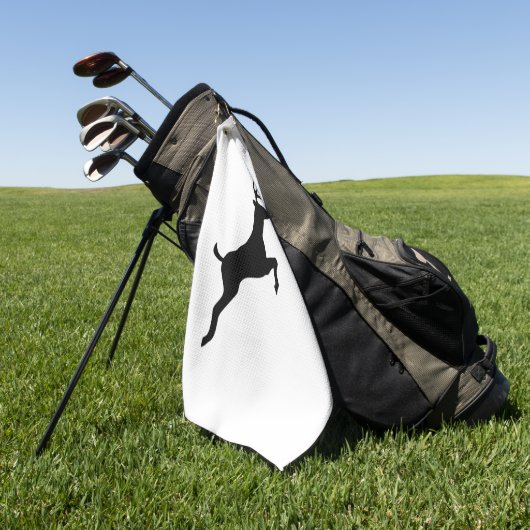 Deer Buck ゴルフタオル (グリーン)