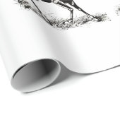 Deer Buck Antelope Animals wildlife Illustrations ラッピングペーパー (ロールコーナー)