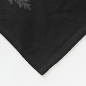 Deer Buck Doe Fawn Pine Trees Wilderness Love Camp フリースブランケット (角)