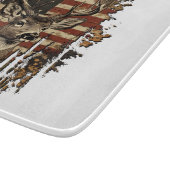 Deer, Buck Season USA Flag カッティングボード (角)