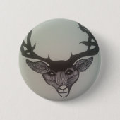 Deer Button 缶バッジ (正面)