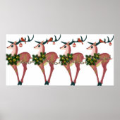 Deer Cheer Print ポスター (正面)