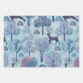 Deer Dreams Holiday ラッピングペーパーシート (正面2)