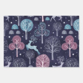 Deer Dreams Holiday ラッピングペーパーシート (正面)