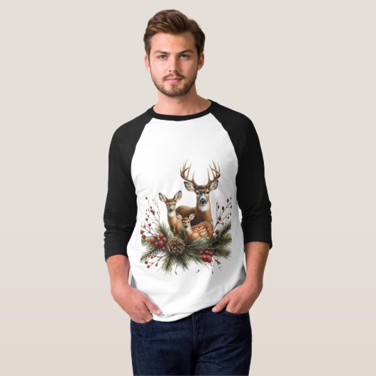Deer Family Tシャツ (正面フル)