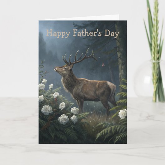 Deer Father's Day カード (正面)