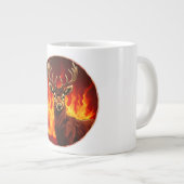Deer Firefighter ジャンボコーヒーマグカップ (正面右)