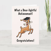 Deer Graduation Card カード (正面)