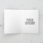 Deer Graduation Card カード (内部)