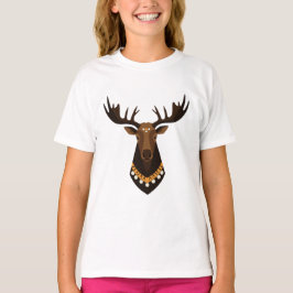 Deer head tシャツ