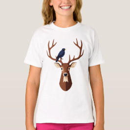 Deer head tシャツ