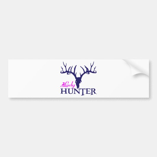 DEER HUNTER女性 バンパーステッカー (正面)