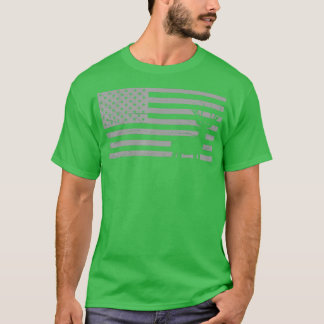 Deer Hunting And America Flag  Hunting Lover Gift  Tシャツ