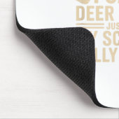 Deer Hunting Quote Hunter Whitetail Buck Deer Seas マウスパッド (コーナー)