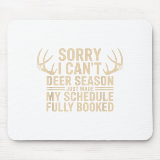 Deer Hunting Quote Hunter Whitetail Buck Deer Seas マウスパッド (正面)