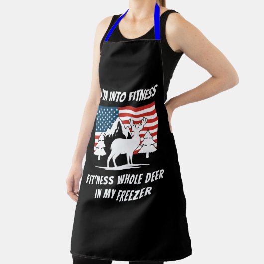 Deer In My Freezer - Deer Hunter Deer Hunting エプロン (インサイチュ)