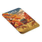 Deer in Nara Park Japan Travel マグネット (右側)