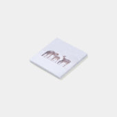 Deer in Snow Post It Nature Note Pad ポストイット (アングル)