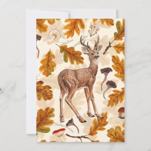 Deer in the autumnal forest (正面)