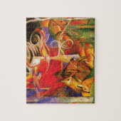 Deer in the Forest by Franz Marc ジグソーパズル (縦)