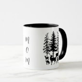 Deer in the Forest Coffee Mug マグカップ (正面右)