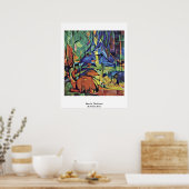 Deer In The Forest (Ii) By Franz Marc ポスター (キッチン)