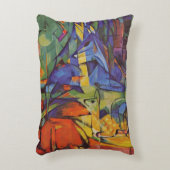 Deer in the Forest II by Franz Marc, Artヴィンテージ アクセントクッション (正面(垂直))