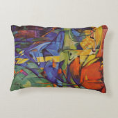 Deer in the Forest II by Franz Marc, Artヴィンテージ アクセントクッション (裏面)