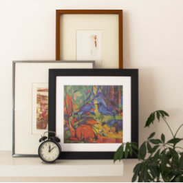 Deer in the Forest II by Franz Marc, Artヴィンテージ ポスター