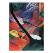 Deer in the Forest II by Franz Marc; Reh im Walde (正面)
