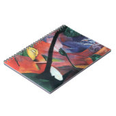 Deer in the Forest II by Franz Marc; Reh im Walde ノートブック (左側)
