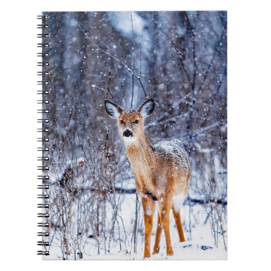 Deer in the Snow ノートブック (正面)