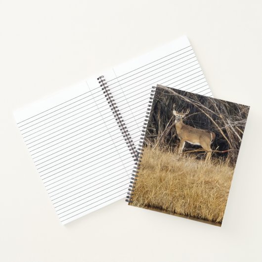 Deer in the Thicket Spiral Notebook ノートブック (内部)